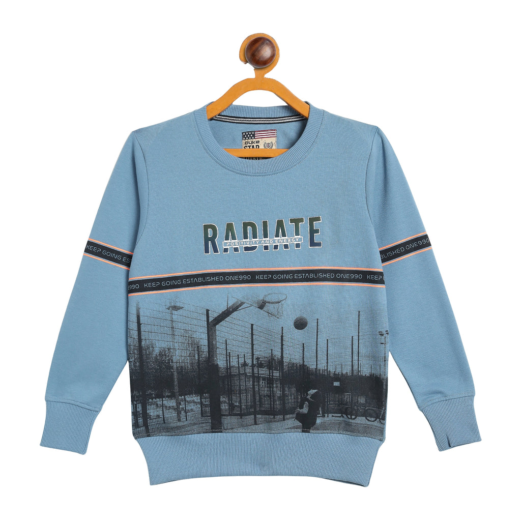 Duke Urban Boys Full Sleeve Round Neck Printed Sweatshirt (LF341N)