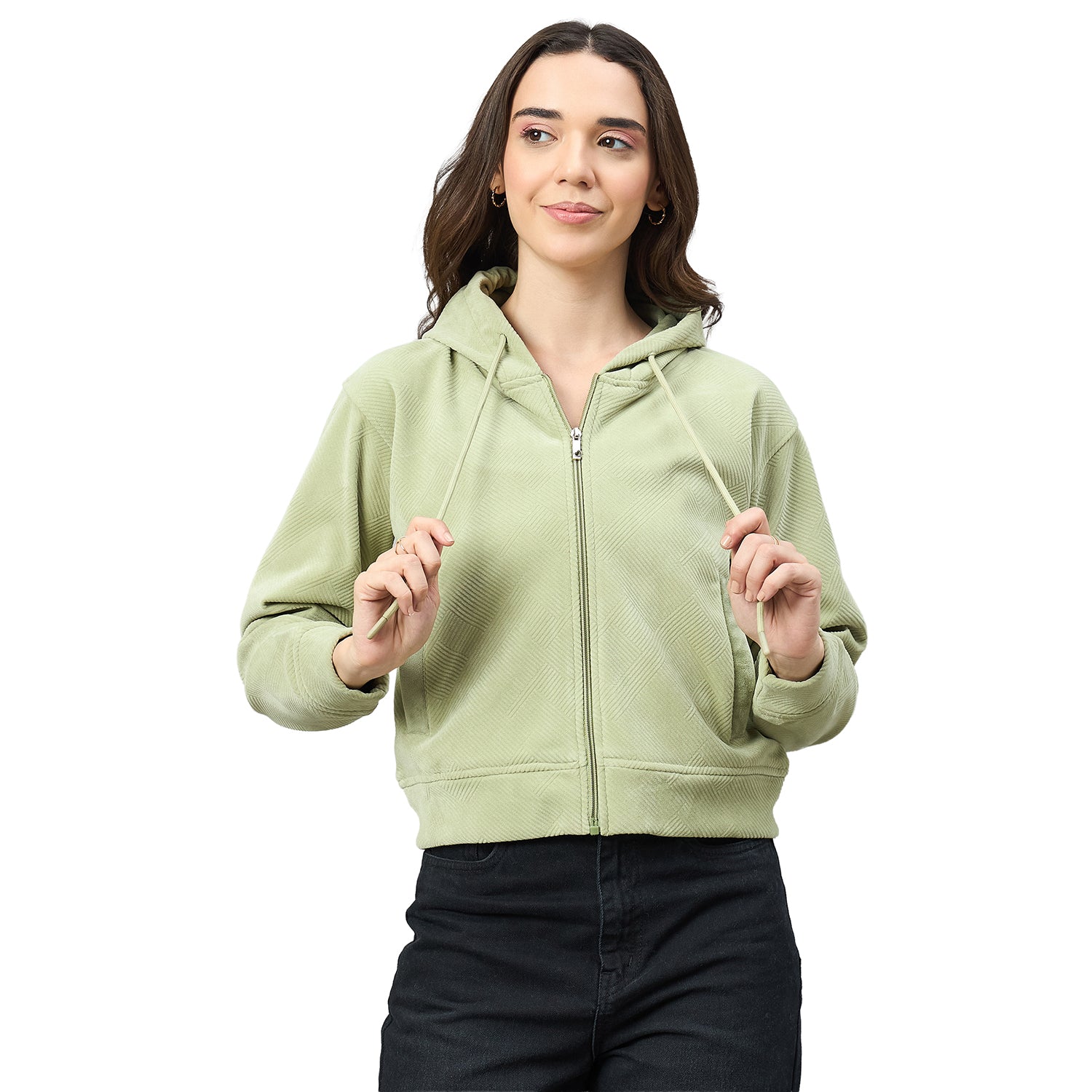 Duke Urban Women Full Sleeve Hooded Sweatshirt (LFX1007)