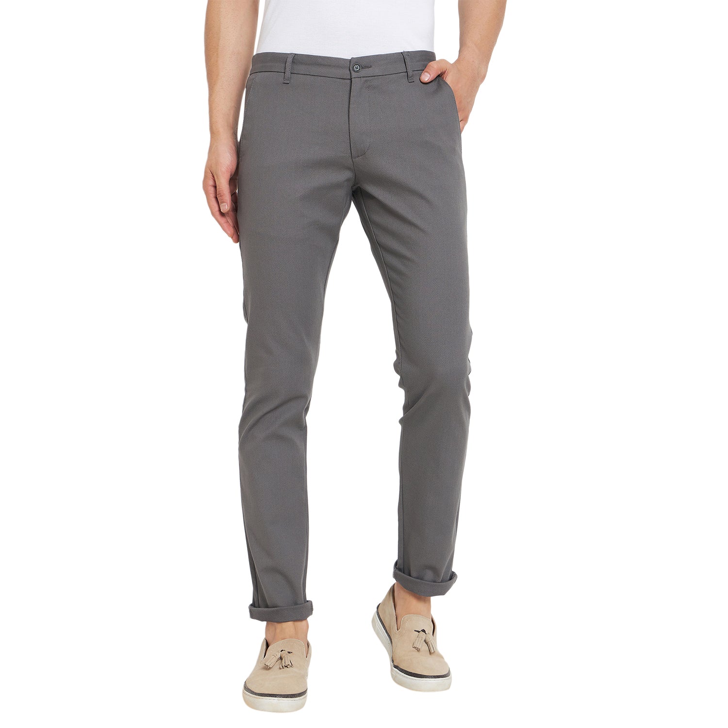 Duke Urban Men Solid Chinos Trousers (SDT4598)
