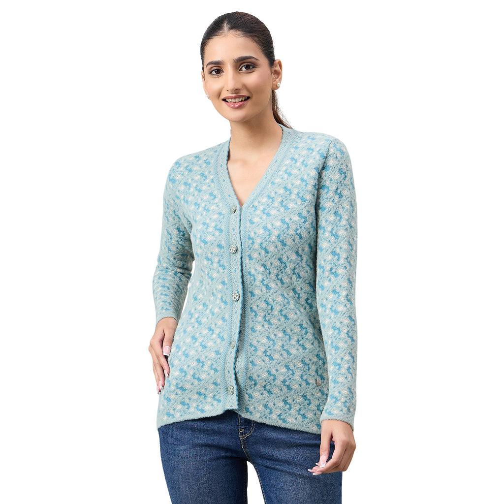 Duke Urban Women Full Sleeve Front Open Regular Cardigan (SDS1333)