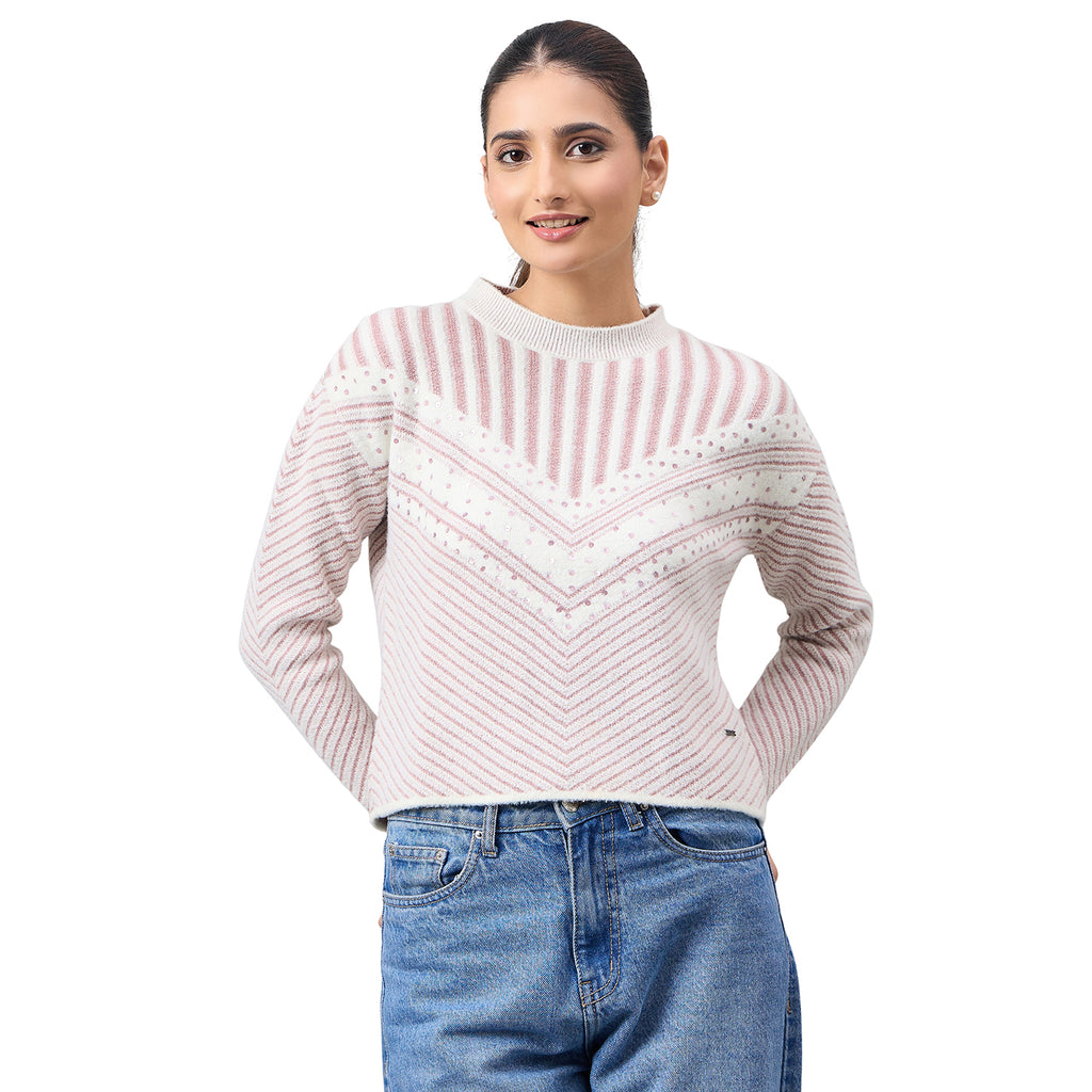 Duke Urban Women Full Sleeve RoundNeck Pullover (SDS1373)
