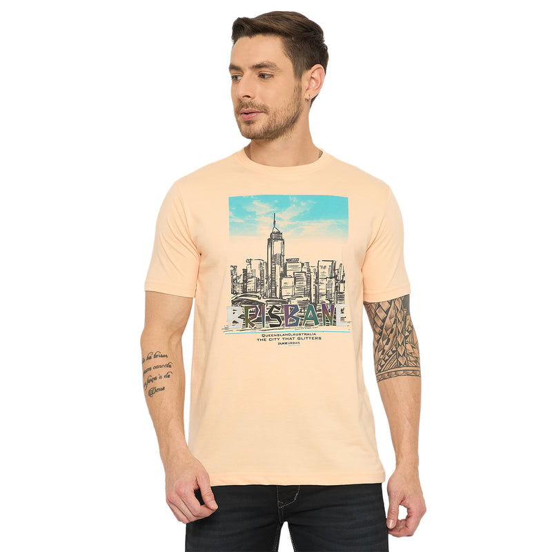 Duke Urban Men Half Sleeve Cotton Tshirt (LF7422)