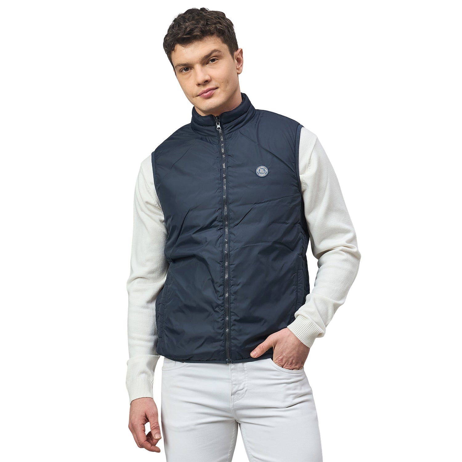 Duke Urban Men Sleeveless Slim Fit Reverisble Jacket (SDZ4092)