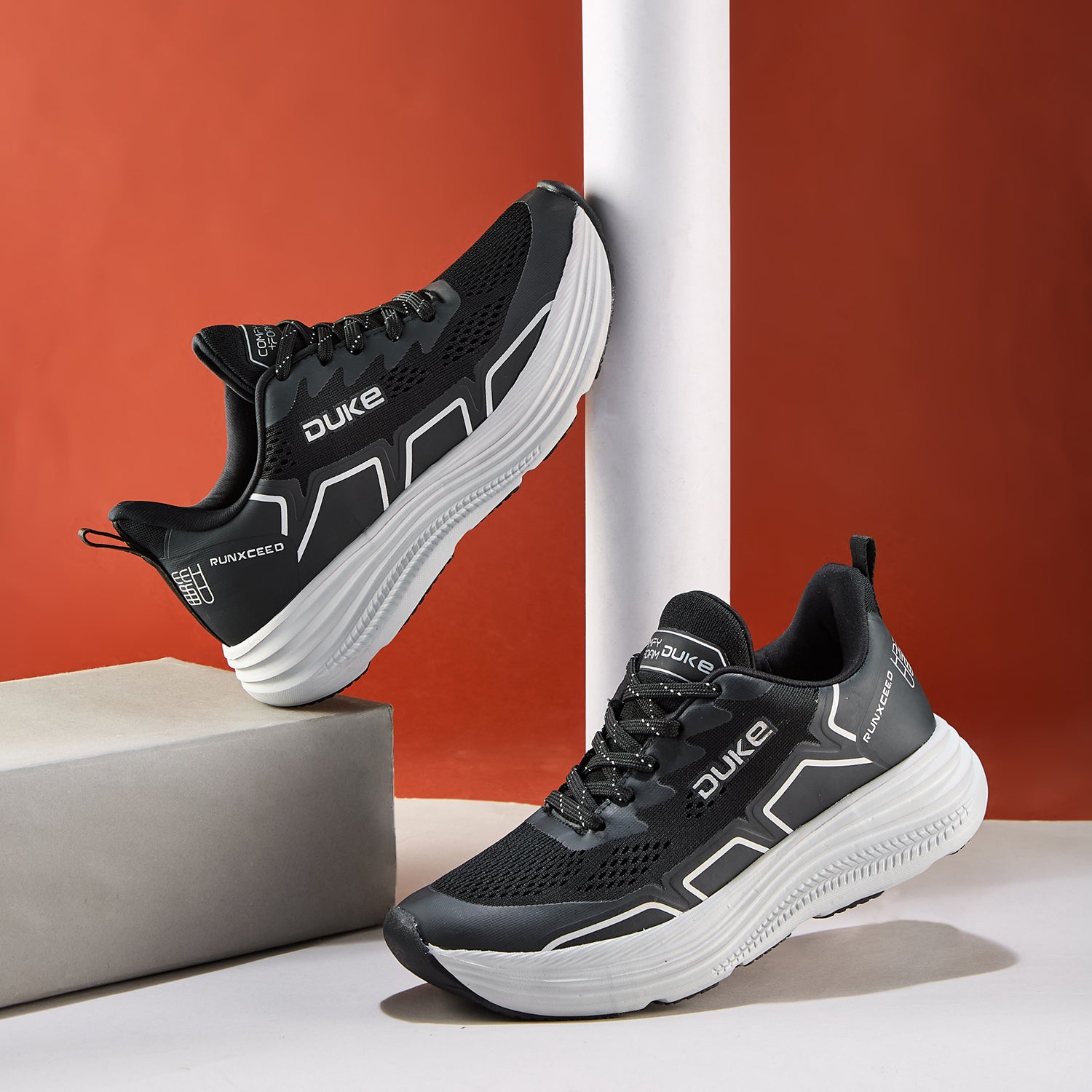 Duke Men Running Sports Shoes (FWOL2183)