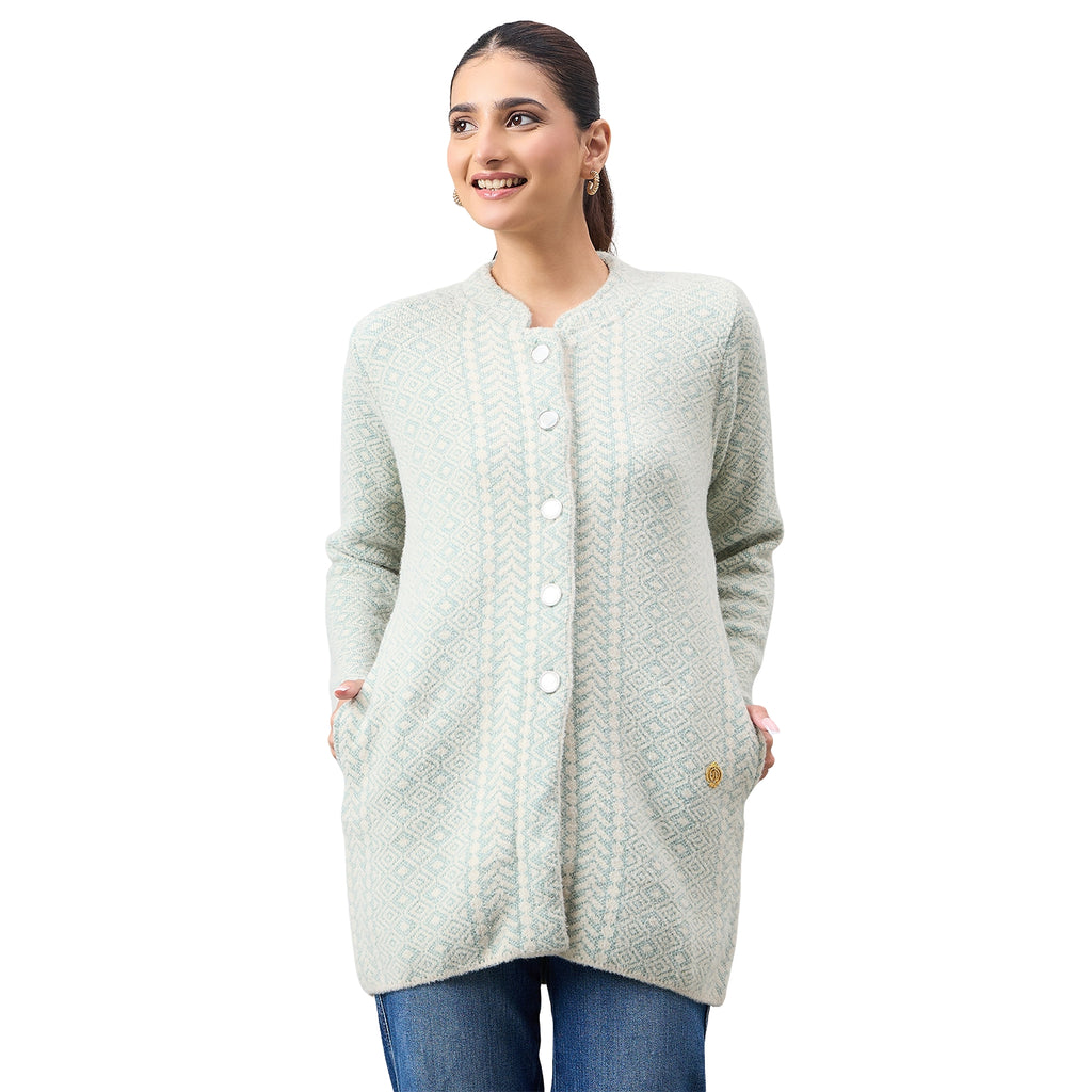 Duke Urban Women Full Sleeve Front Open Regular Cardigan (SDS1286)