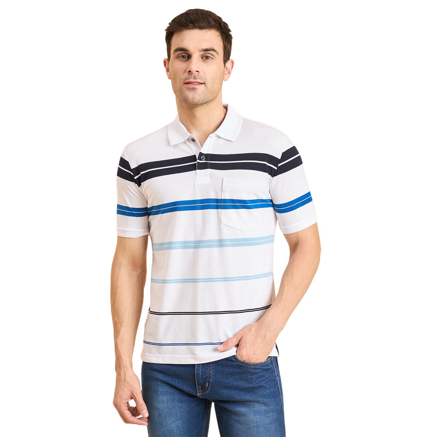 Duke Urban Men Half Sleeve Cotton Polo Tshirt (ON2089)
