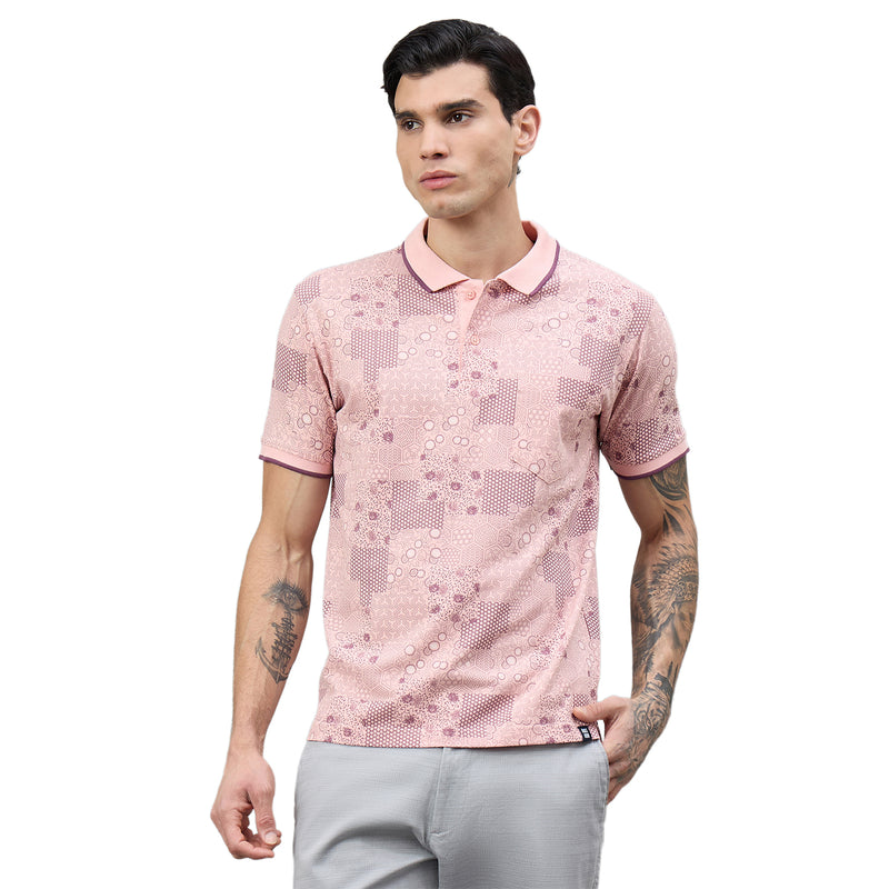 Duke Urban Men Half Sleeve Printed Regular Polo T-Shirt (LF7549S)