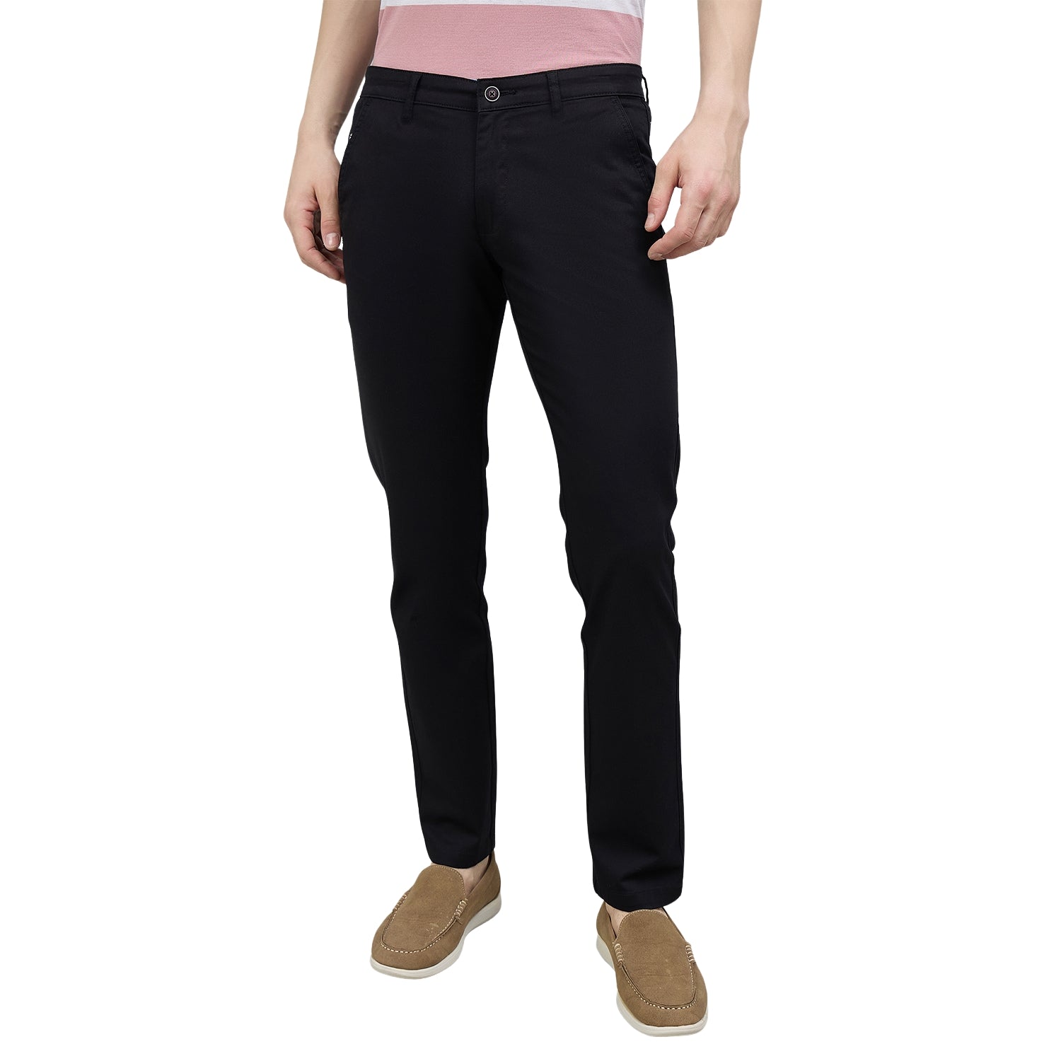 Duke Urban Men Flatfront Narrowfit Non-denim Casual Trouser (SDT4667)