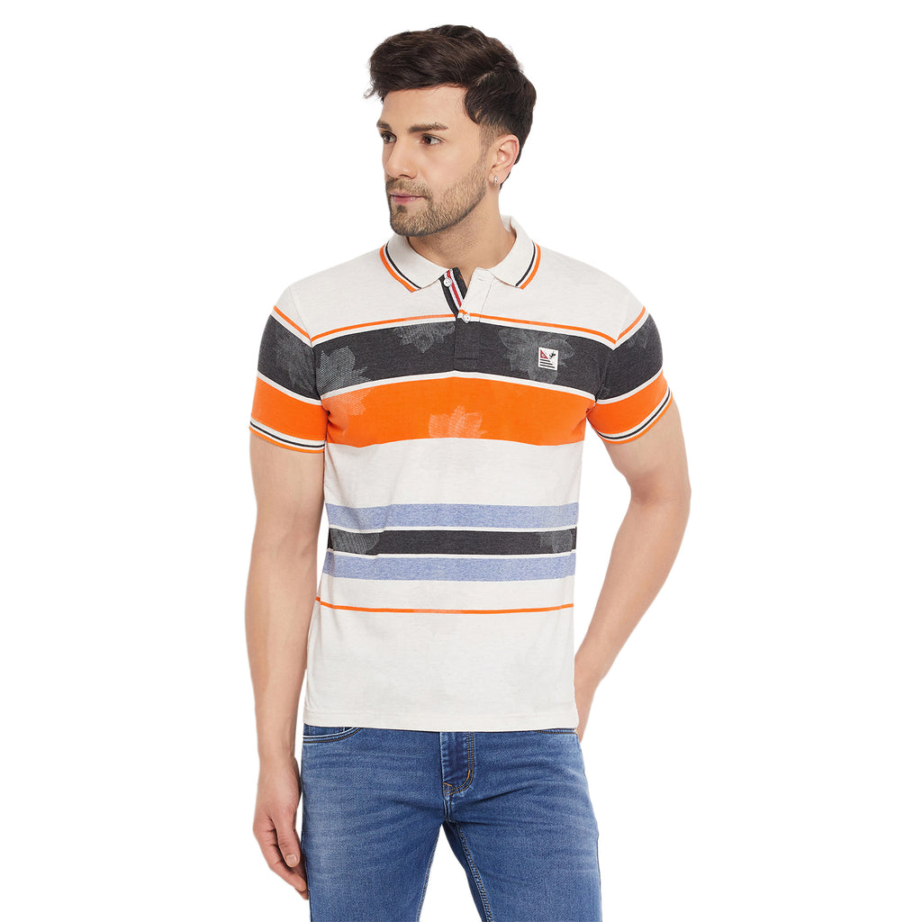 Duke Stardust Men Half Sleeve Cotton T-shirt (MLF4596)