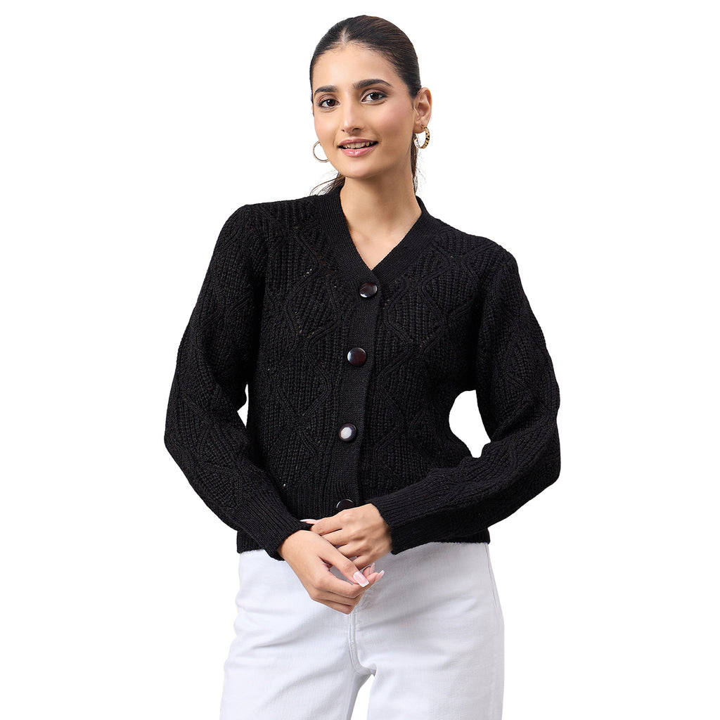 Duke Urban Women Front Open Crop Cardigan (SDS1345)