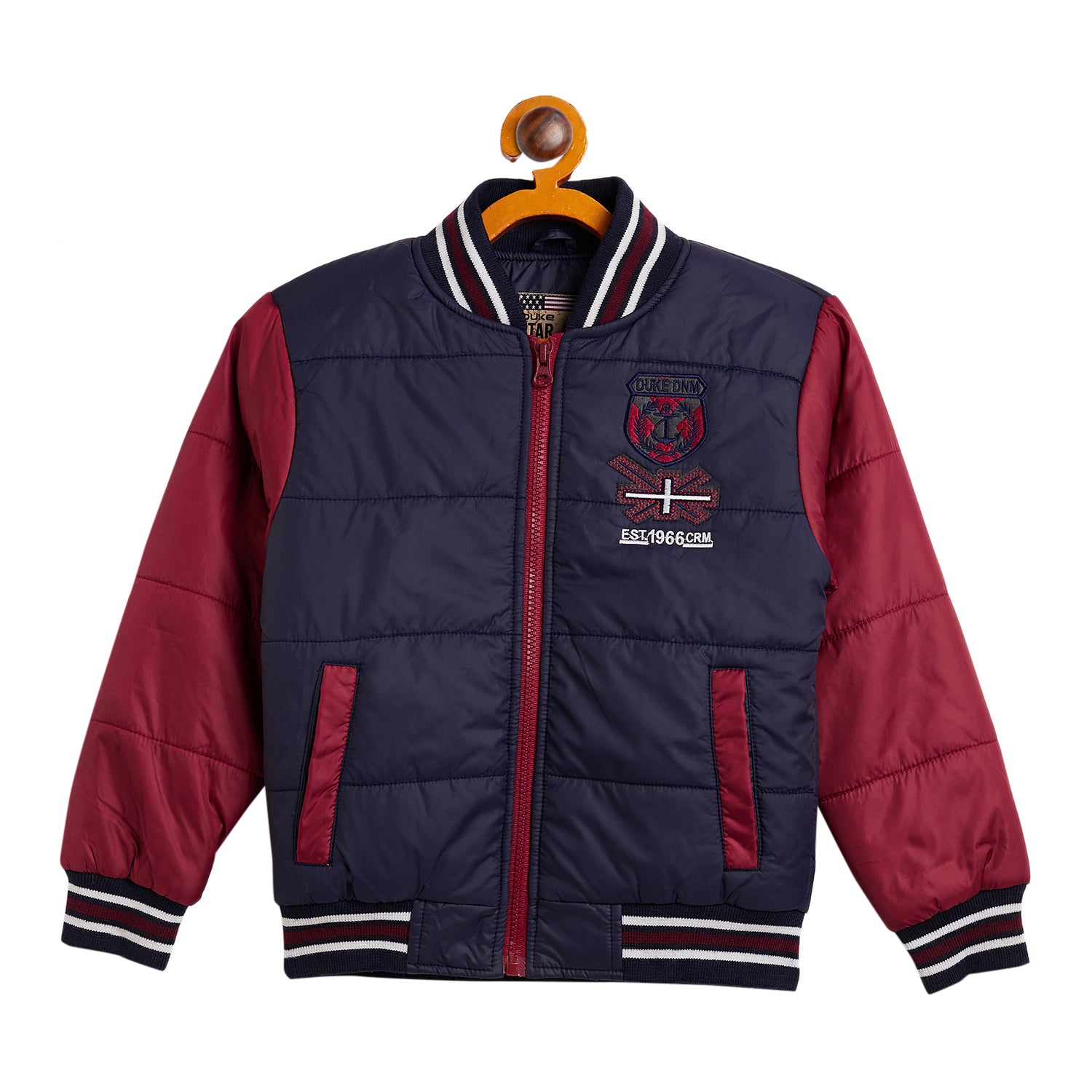 Duke Stardust Boys Full Sleeve Colorblock Jacket (SDZ1183)