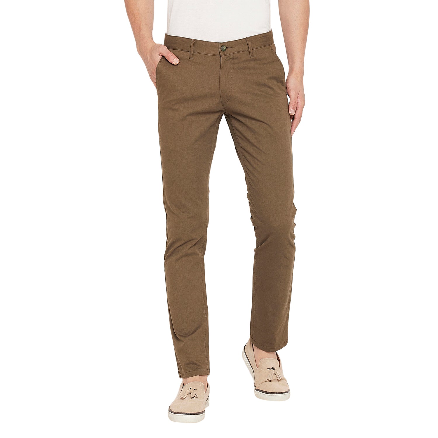 Duke Urban Men Slim Fit Cotton Trousers (SDT4566)