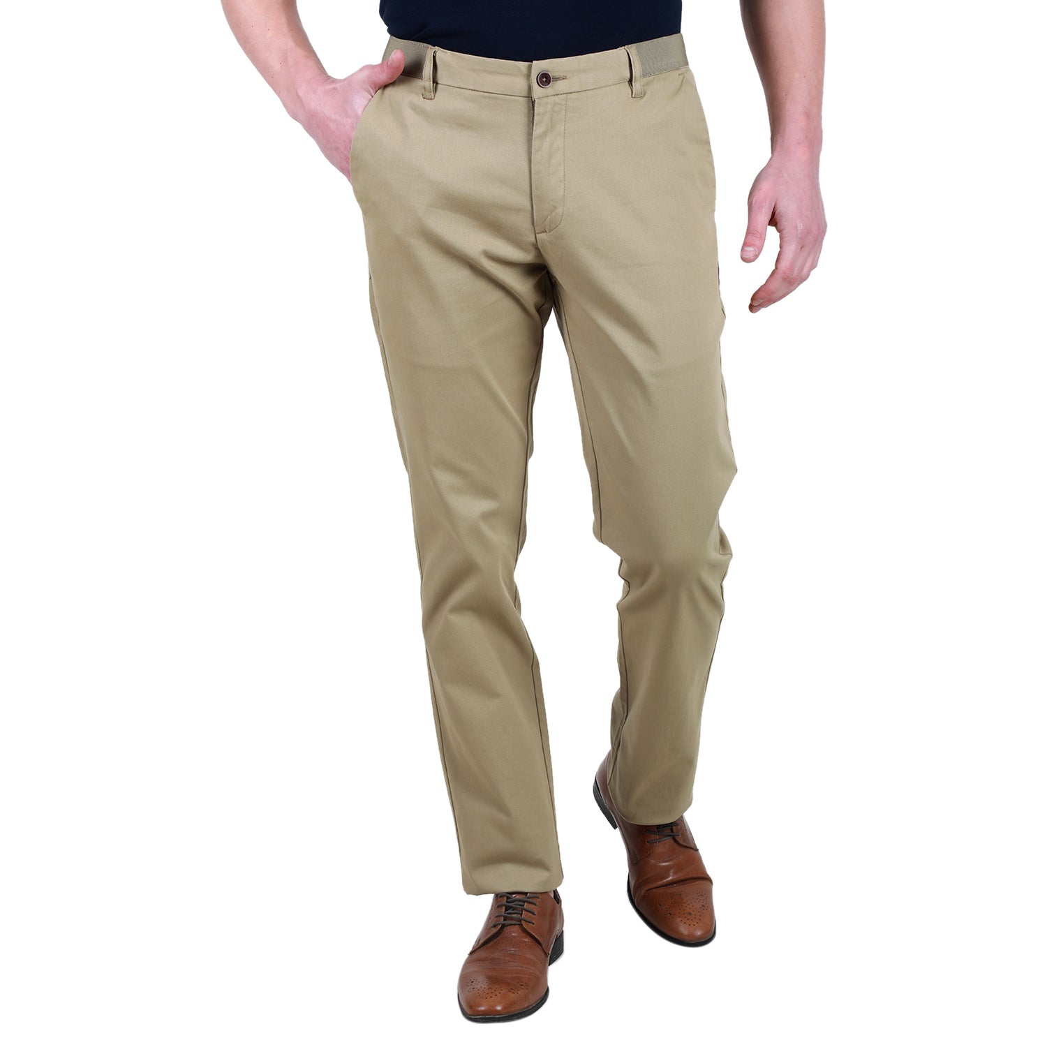 Duke Stardust Men Narrow Fit Chinos Trousers (SDT4123Q)