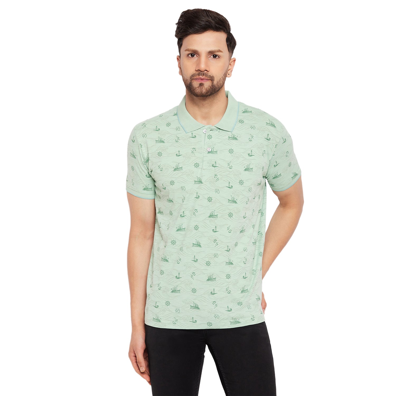 Duke Urban Men Half Sleeve Cotton T-shirt (LF5870)