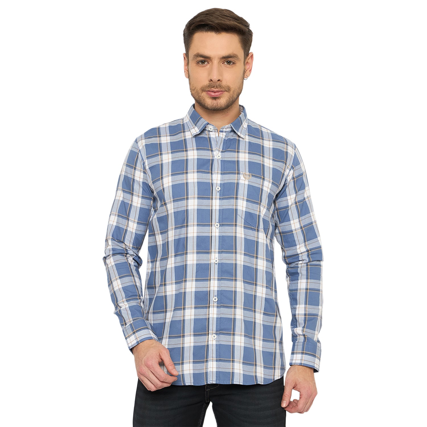 Duke Men Full Sleeve Cotton Shirt (SDO6CHB)