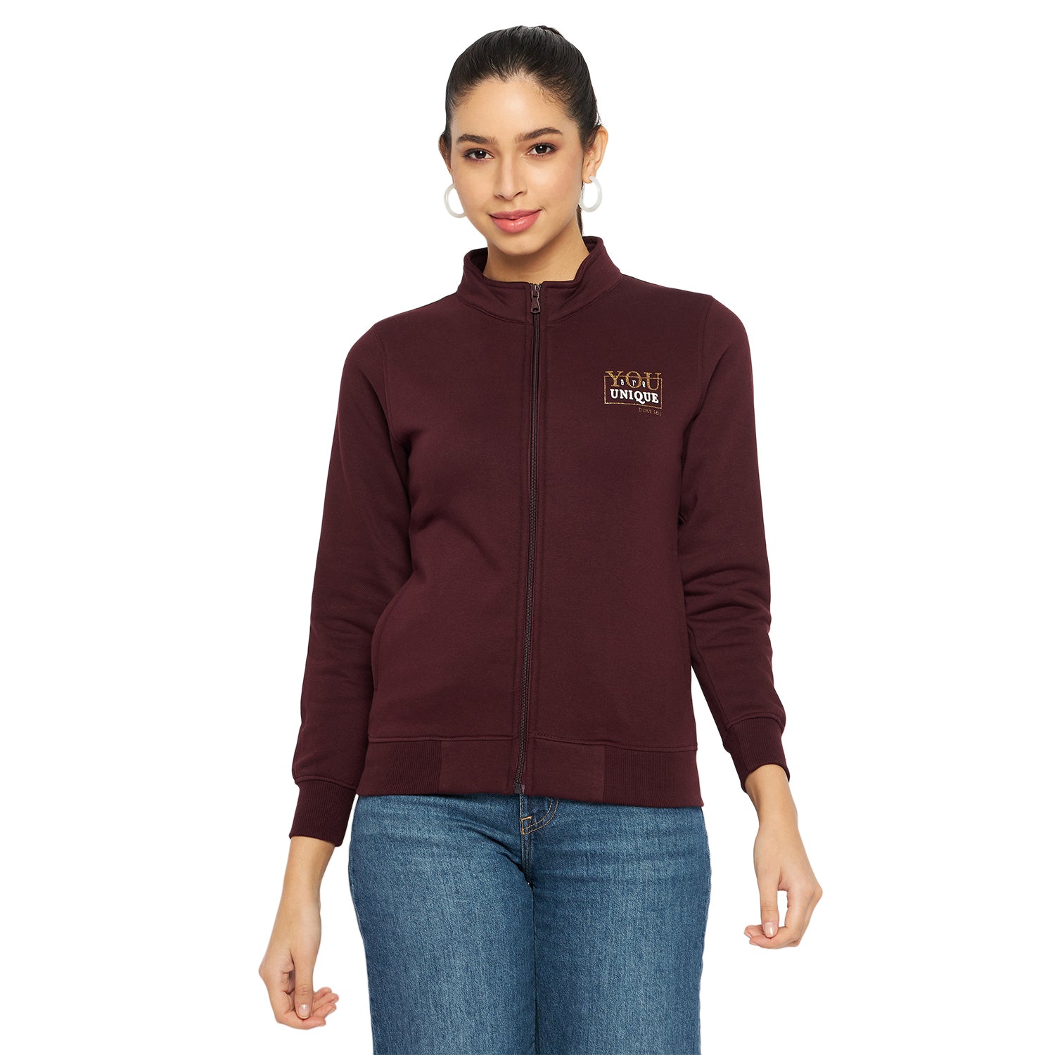 Duke Urban Women Full Sleeve Zipper Sweatshirt (MLFX930)