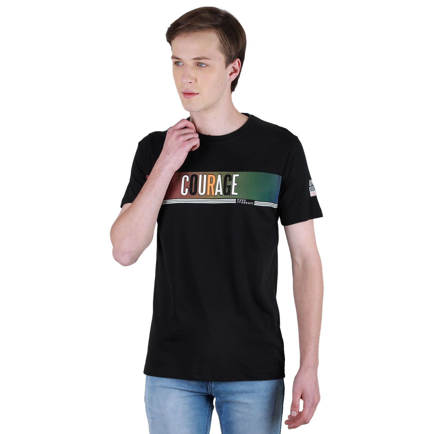 Duke Urban Men Half Sleeve Cotton Tshirt (LF7055)