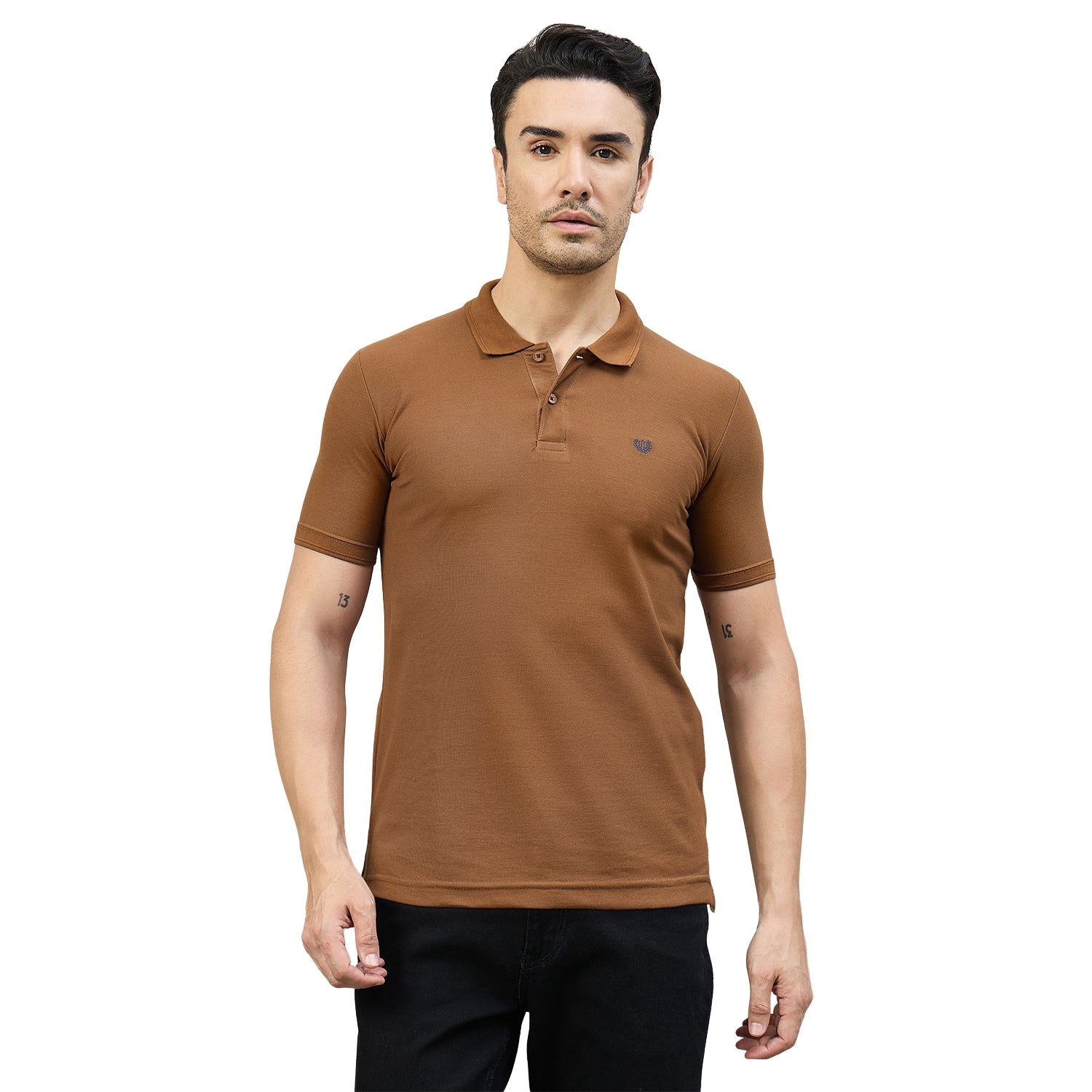 Duke Men Half Sleeve Cotton Smart Fit Casual T-shirt (SD71)
