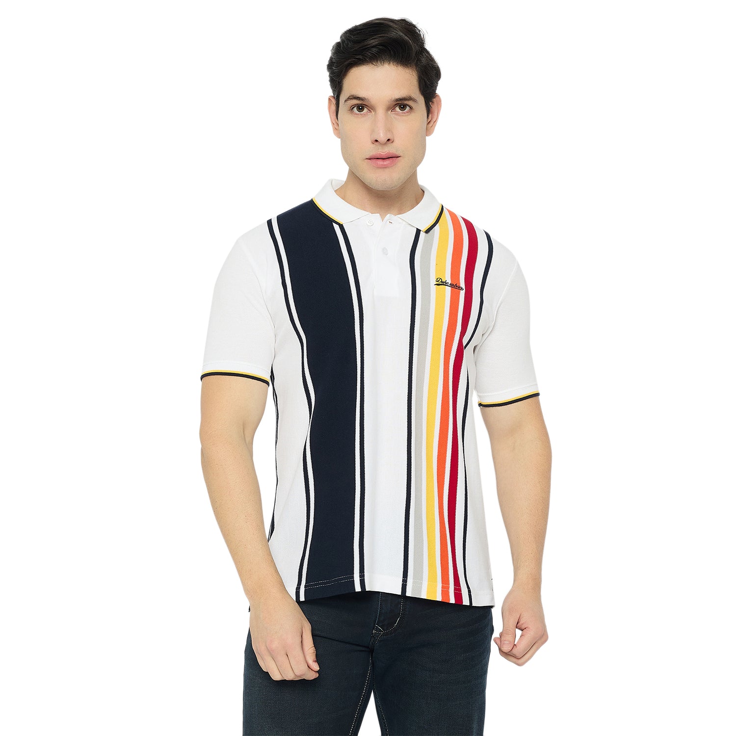 Duke Urban Men Half Sleeve Cotton Polo Tshirt (LF7477)