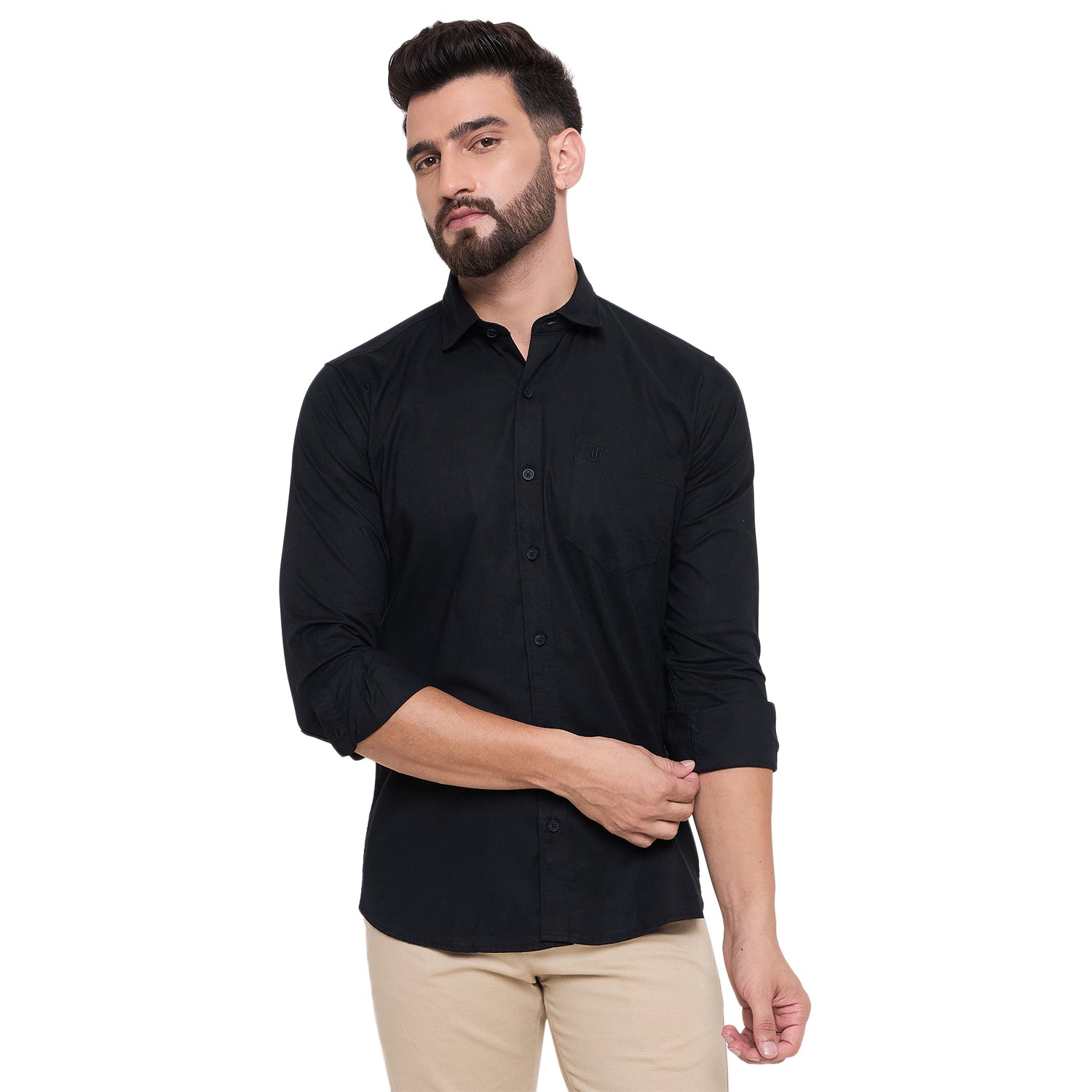 Duke Urban Men Full Sleeve Cotton Shirt (SDO8PLOS)