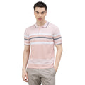 Duke Urban Men Striped Half Sleeve Regular Polo Tshirt (LF7570)