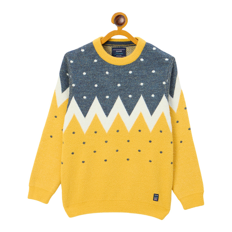 Duke Urban Boys Round Neck Full Sleeve Regular Sweater (S3626)