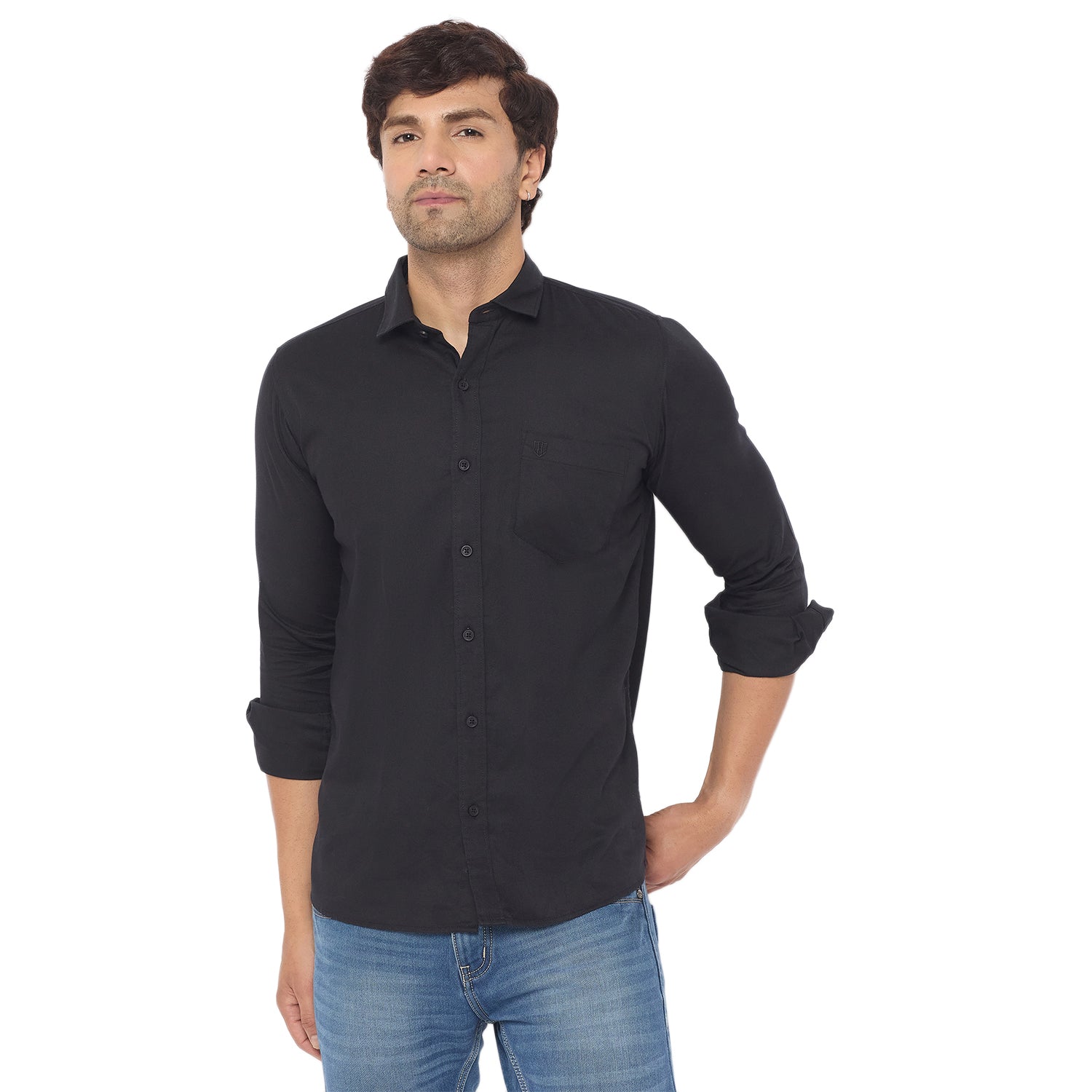 Duke Urban Men Full Sleeve Cotton Shirt (SDO8PLDA)