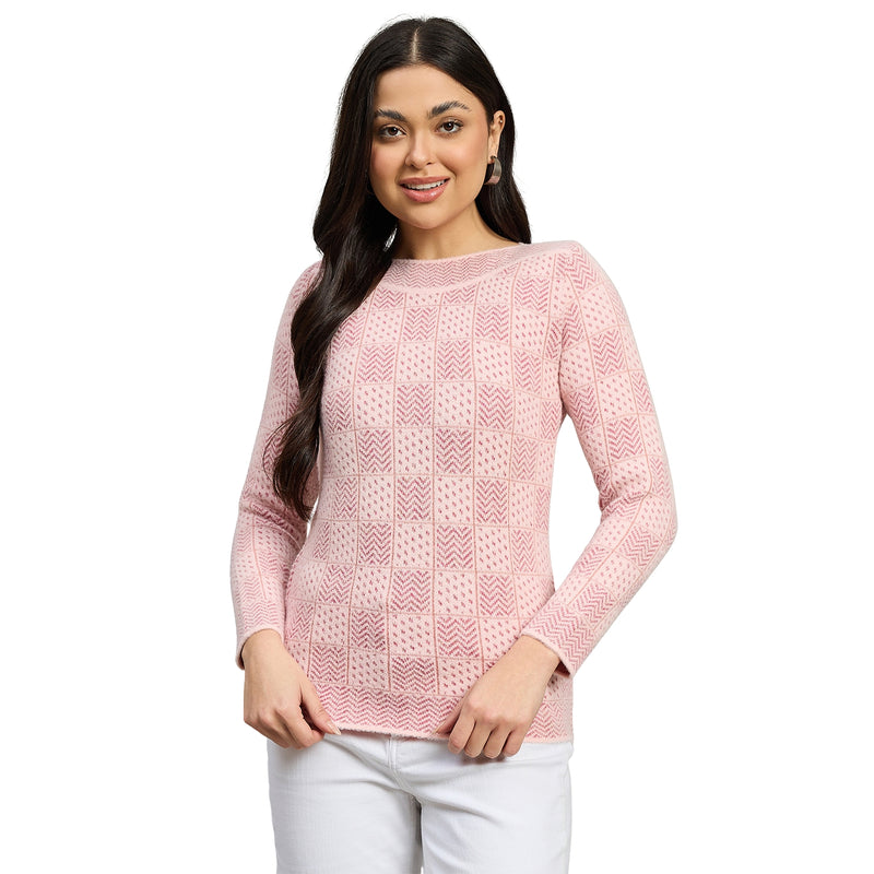 Duke Urban Women Full Sleeve Boat Neck Sweater (SDS1398C)