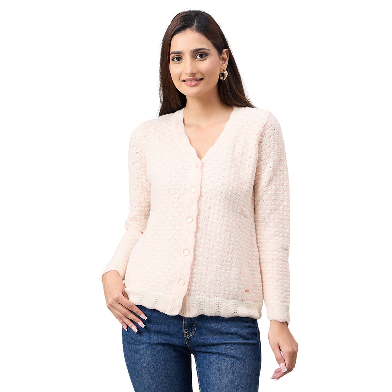 Duke Urban Women Full Sleeve Front Open Regular Cardigan (SDS1287)