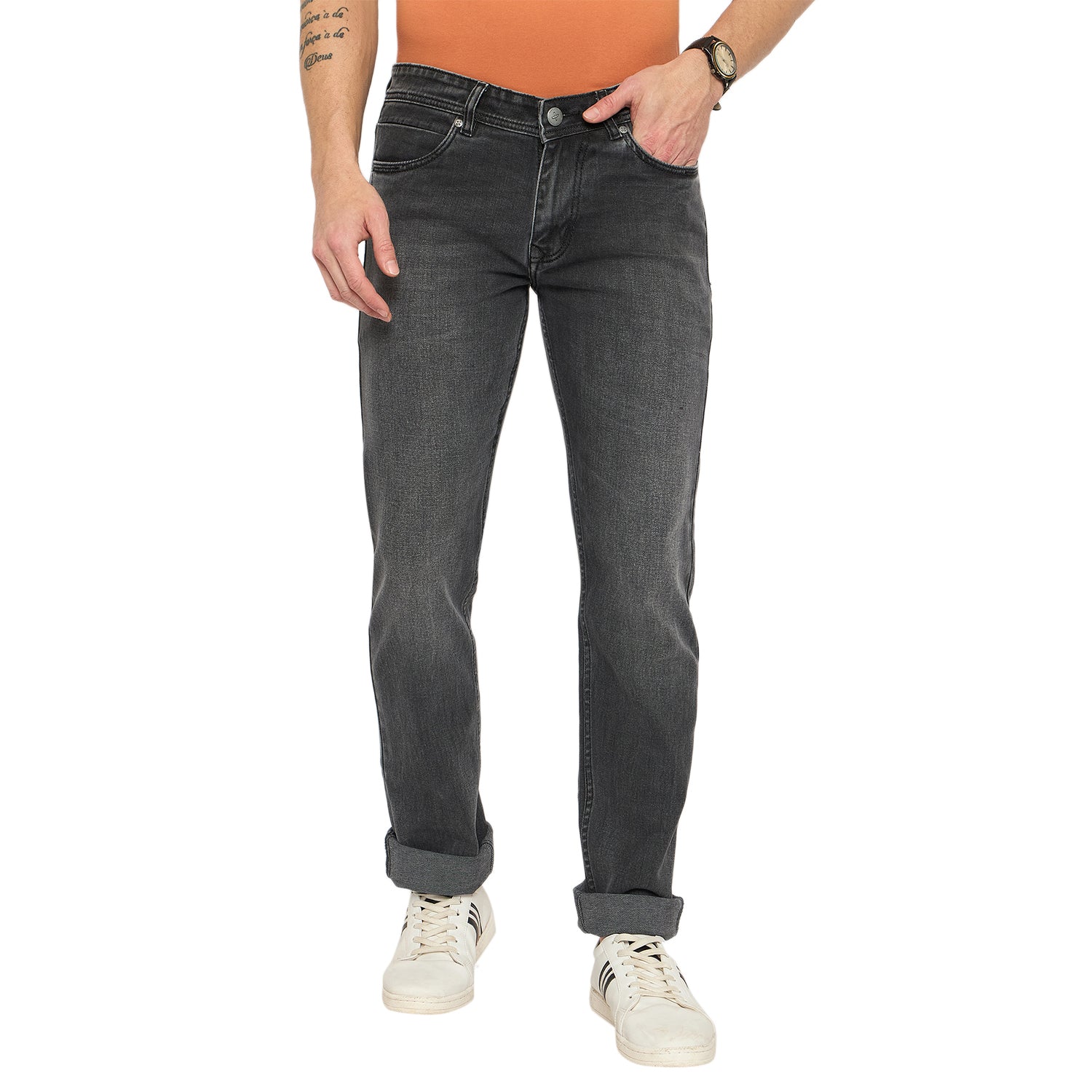 Duke Urban Men Comfort Fit Stretchable Jeans (SDD5656C)