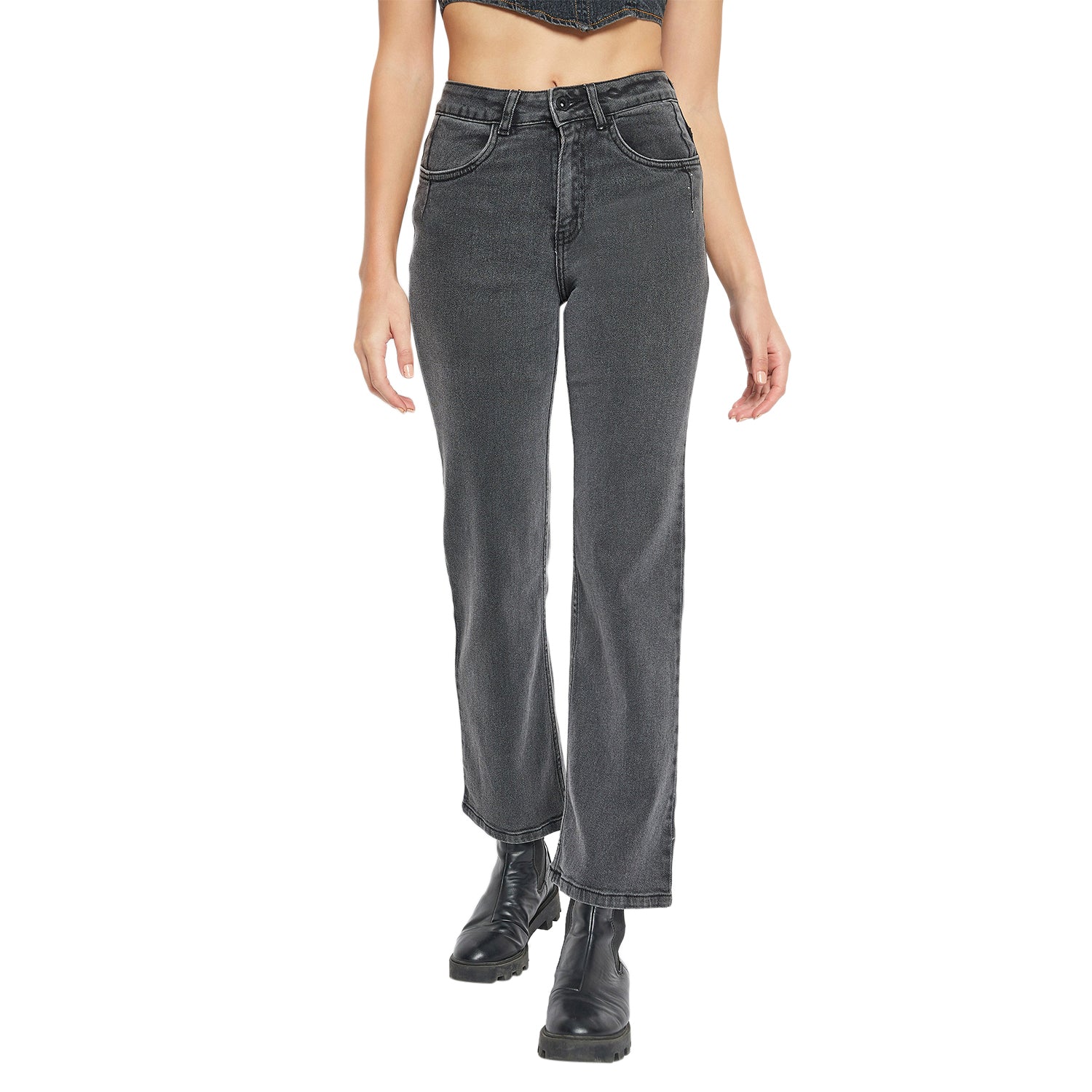 Duke Urban Women Straight Fit Stretchable Jeans (SDD6748)