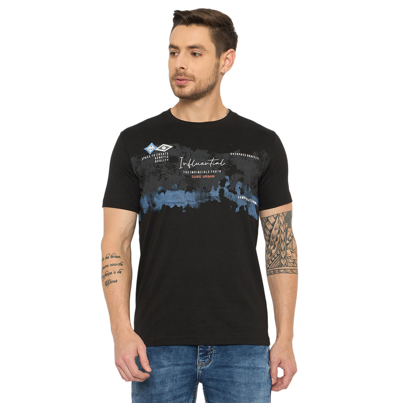 Duke Urban Men Half Sleeve Cotton Tshirt (LF7420)