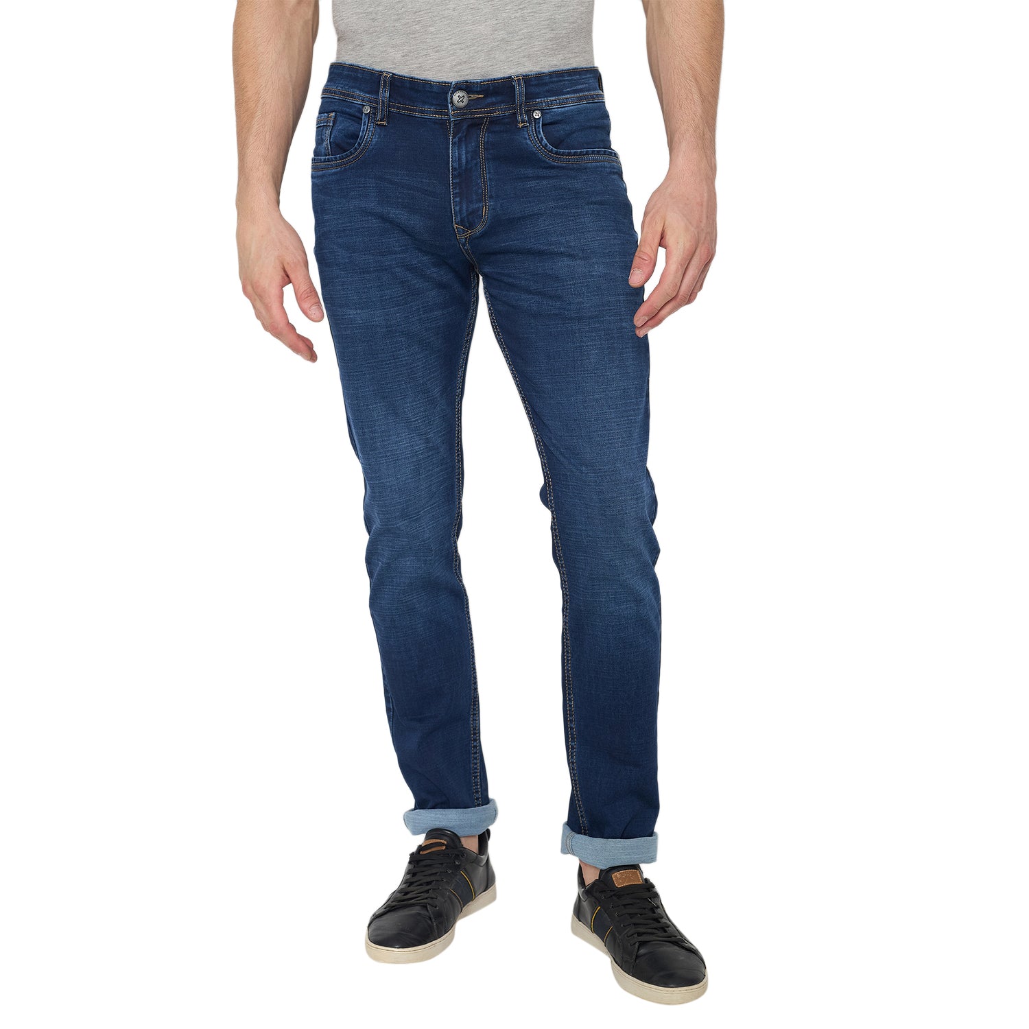 Duke Urban Men Narrow Bottom Stretchable Jeans (SDD5735N)