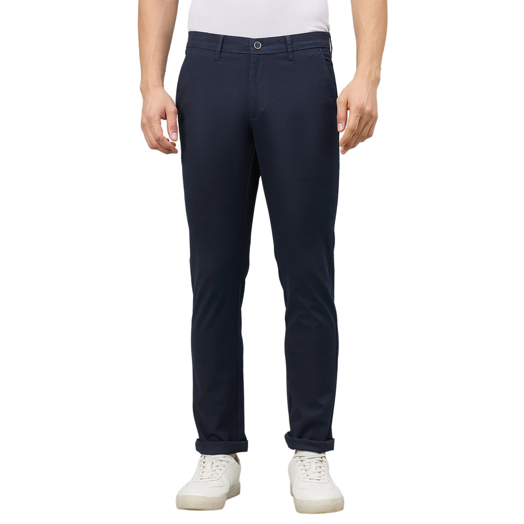 Duke Men Flatfront Narrow fit Casual Chinos Trouser (SDT4703)