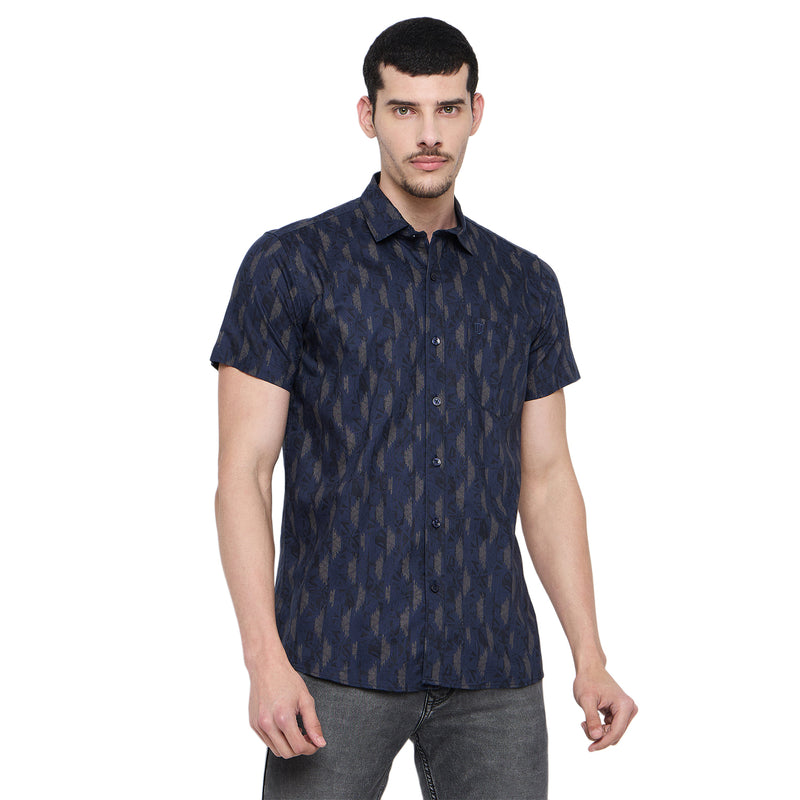 Duke Urban Men Half Sleeve Cotton Shirt (SDO4PRAI)