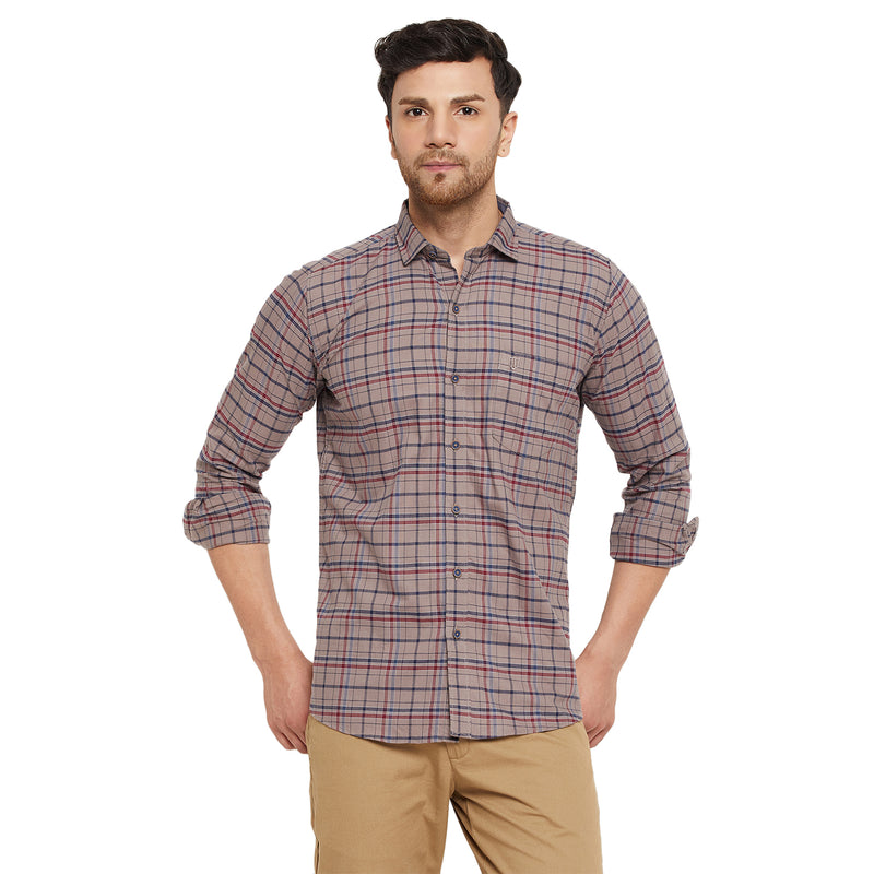 Duke Stardust Men Full Sleeve Cotton Shirt (SDO8CKOB)