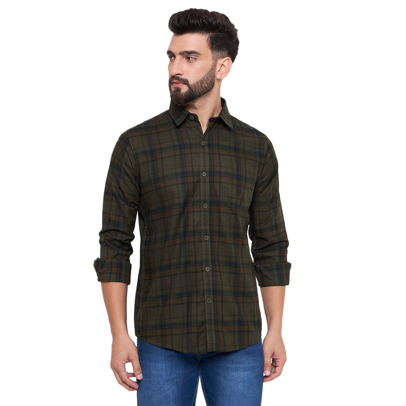 Duke Urban Men Full Sleeve Cotton Shirt (SDO7CKF)