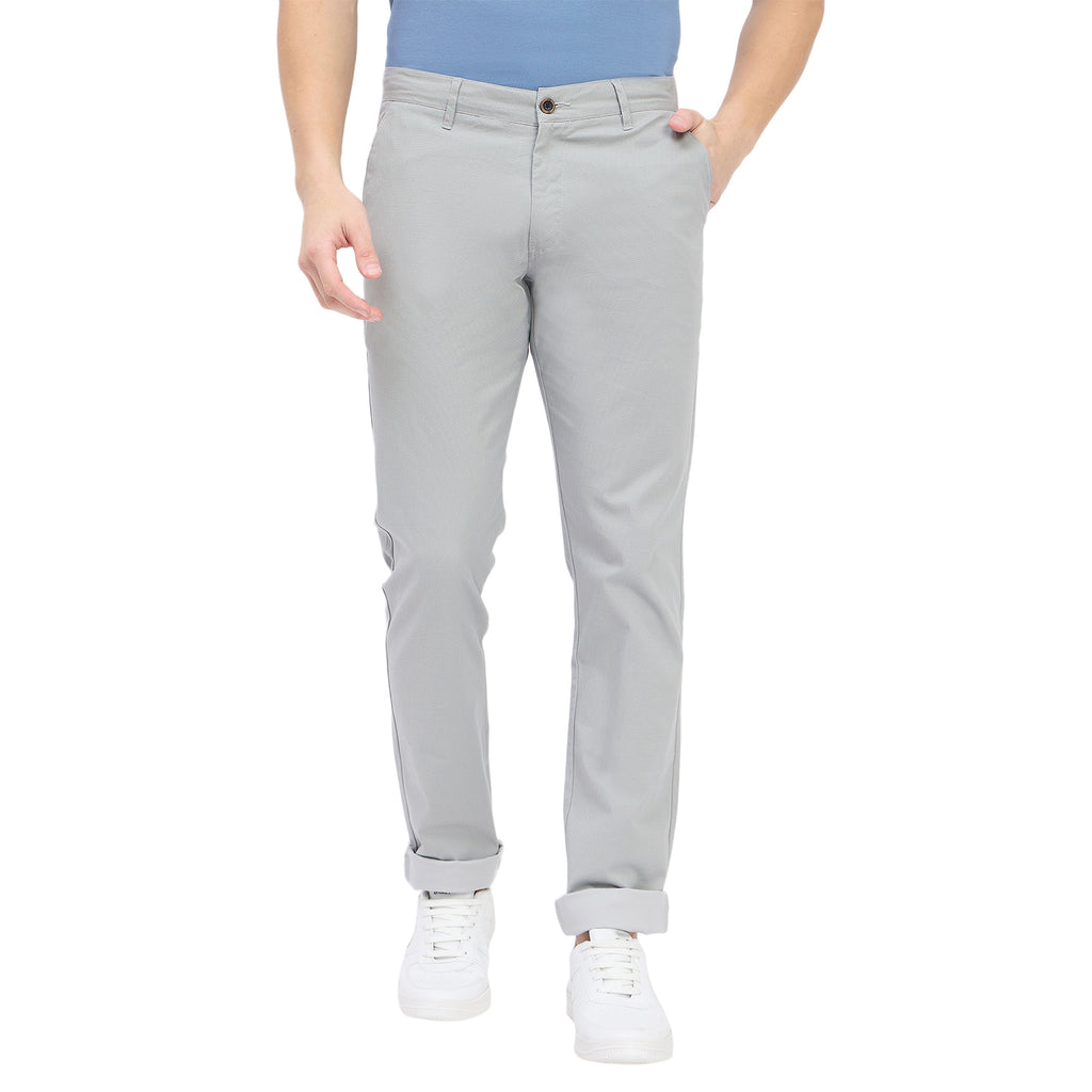 Duke Urban Men Flatfront Narrowfit Chinos Trousers (SDT4593)