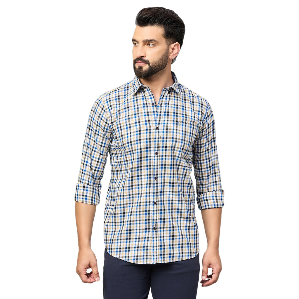 Duke Urban Men Full Sleeve Cotton Shirt (SDO5CKBE)