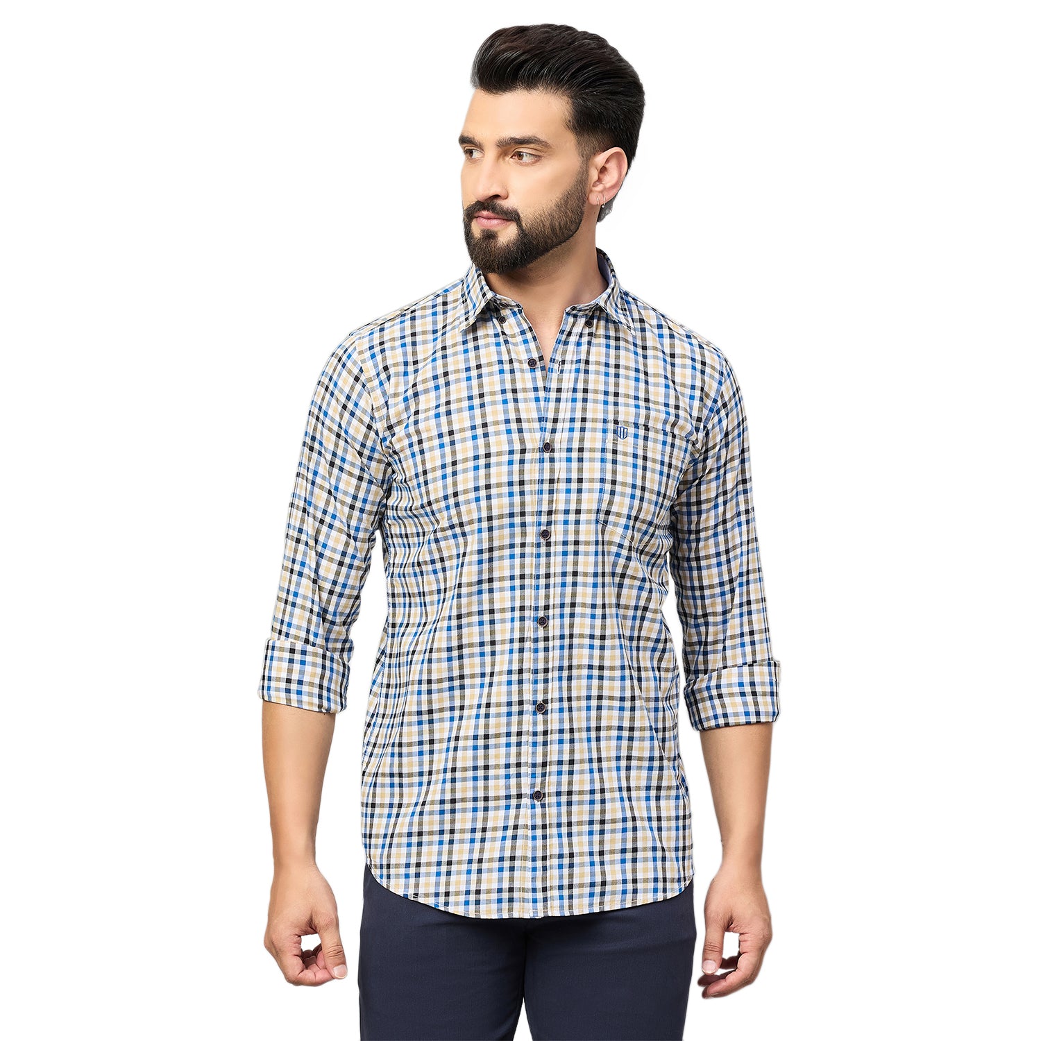 Duke Urban Men Full Sleeve Cotton Shirt (SDO5CKBE)