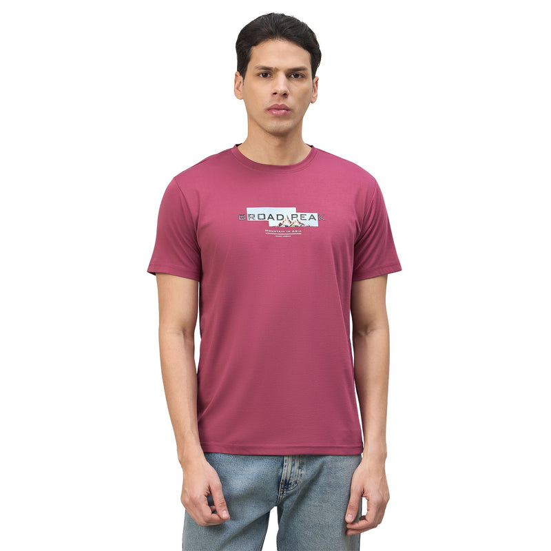 Duke Urban Men Solid Half Sleeve Round Neck Casual Tshirt (LF7524)