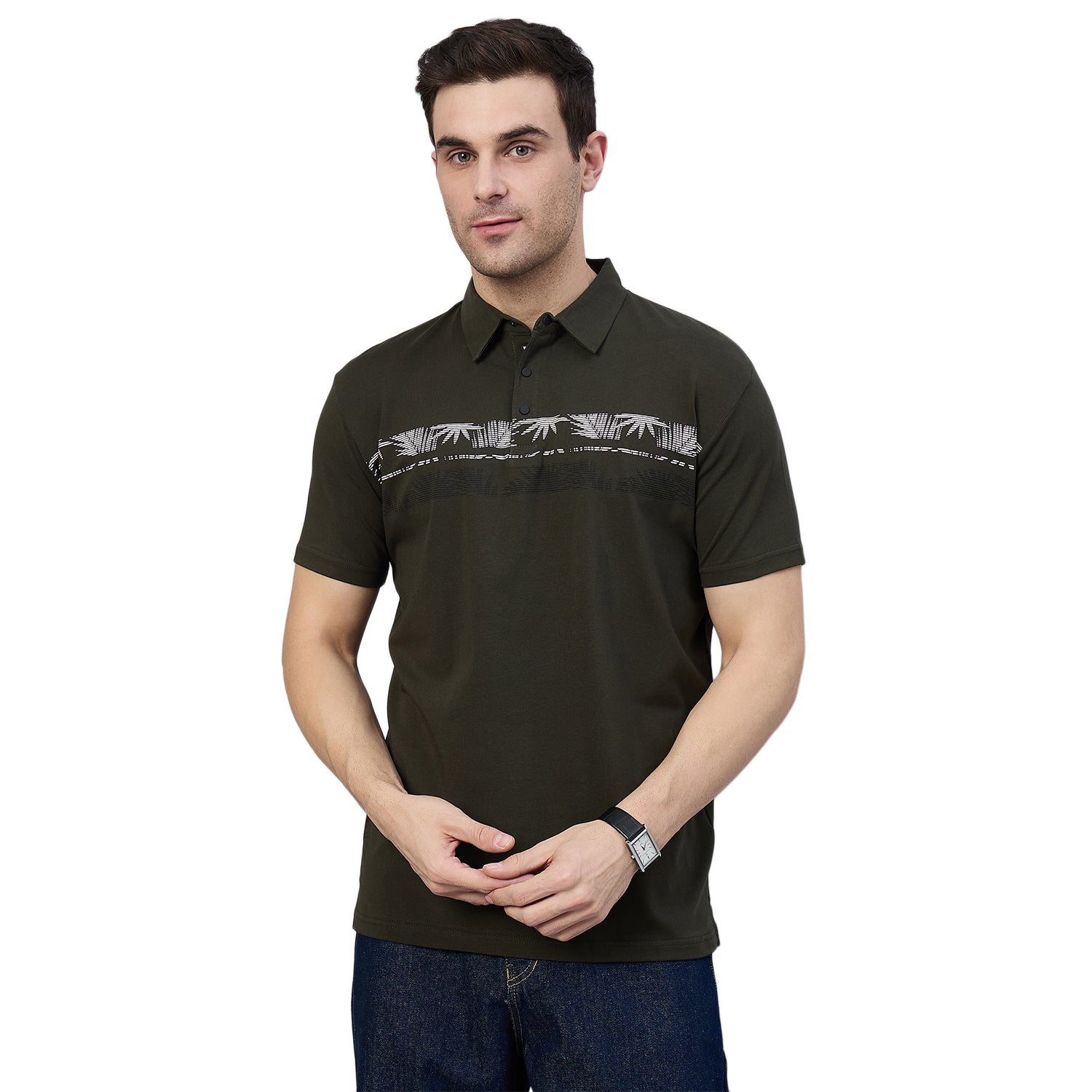 Duke Urban Men Half Sleeve Cotton Polo Tshirt (ON1449)