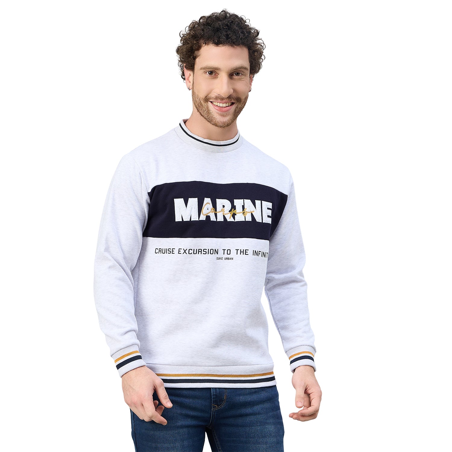 Duke Urban Men Printed Sweatshirt (LF6351)