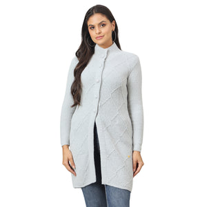 Duke Women Long Coat Regular Sweater (SDS1335)