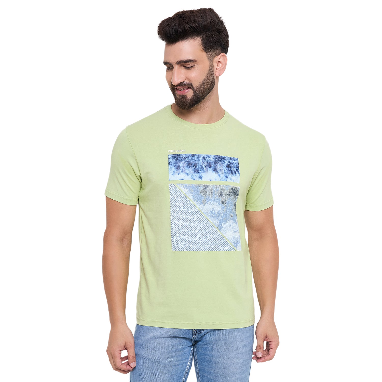 Duke Urban Men Half Sleeve Cotton Tshirt (LF7232)