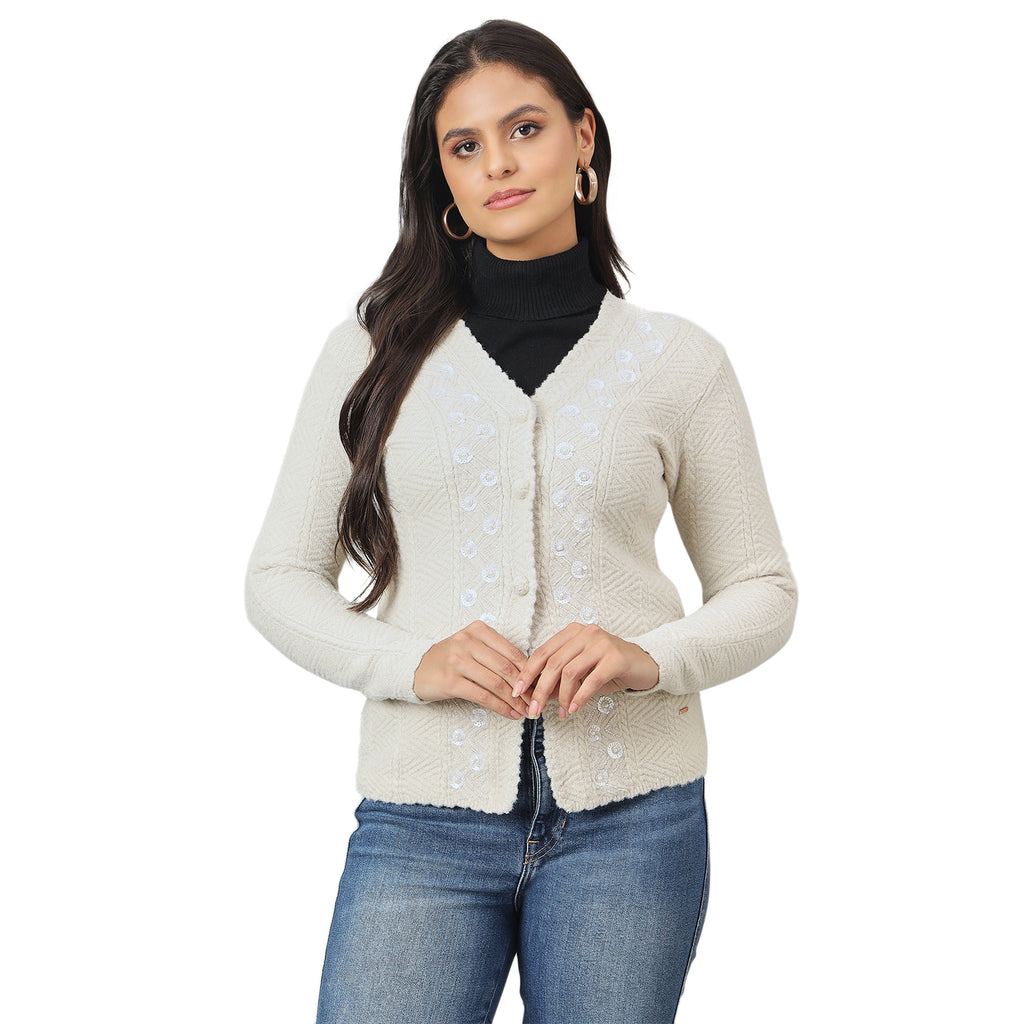 Duke Urban Women Front Open Regular Sweater (SDS1282)