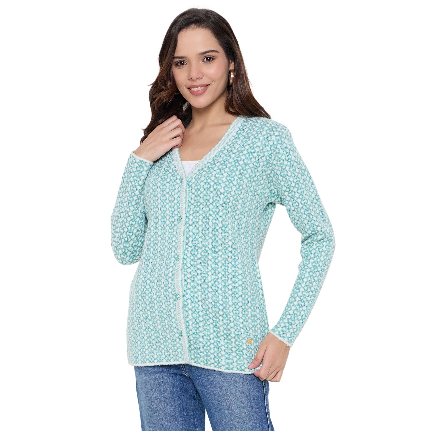 Duke Urban Women Full Sleeve Front Open Cardigan (SDS1361)