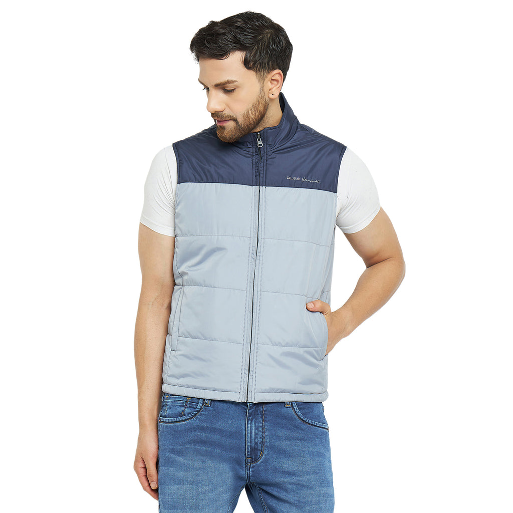 Duke Urban Men Sleeveless Reversible Jacket (SDZ3056)