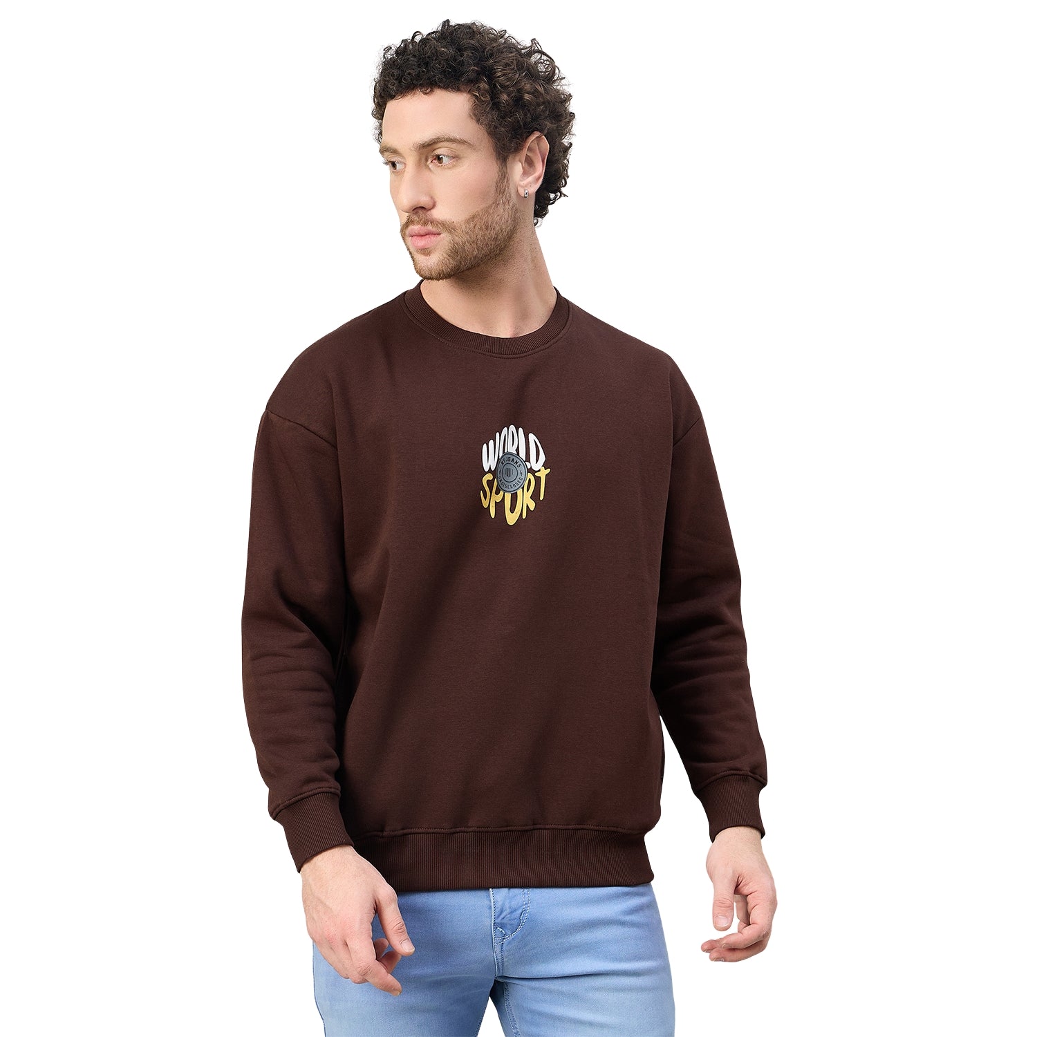 Duke Urban Men Round Neck Oversized Sweatshirt (LF6452)