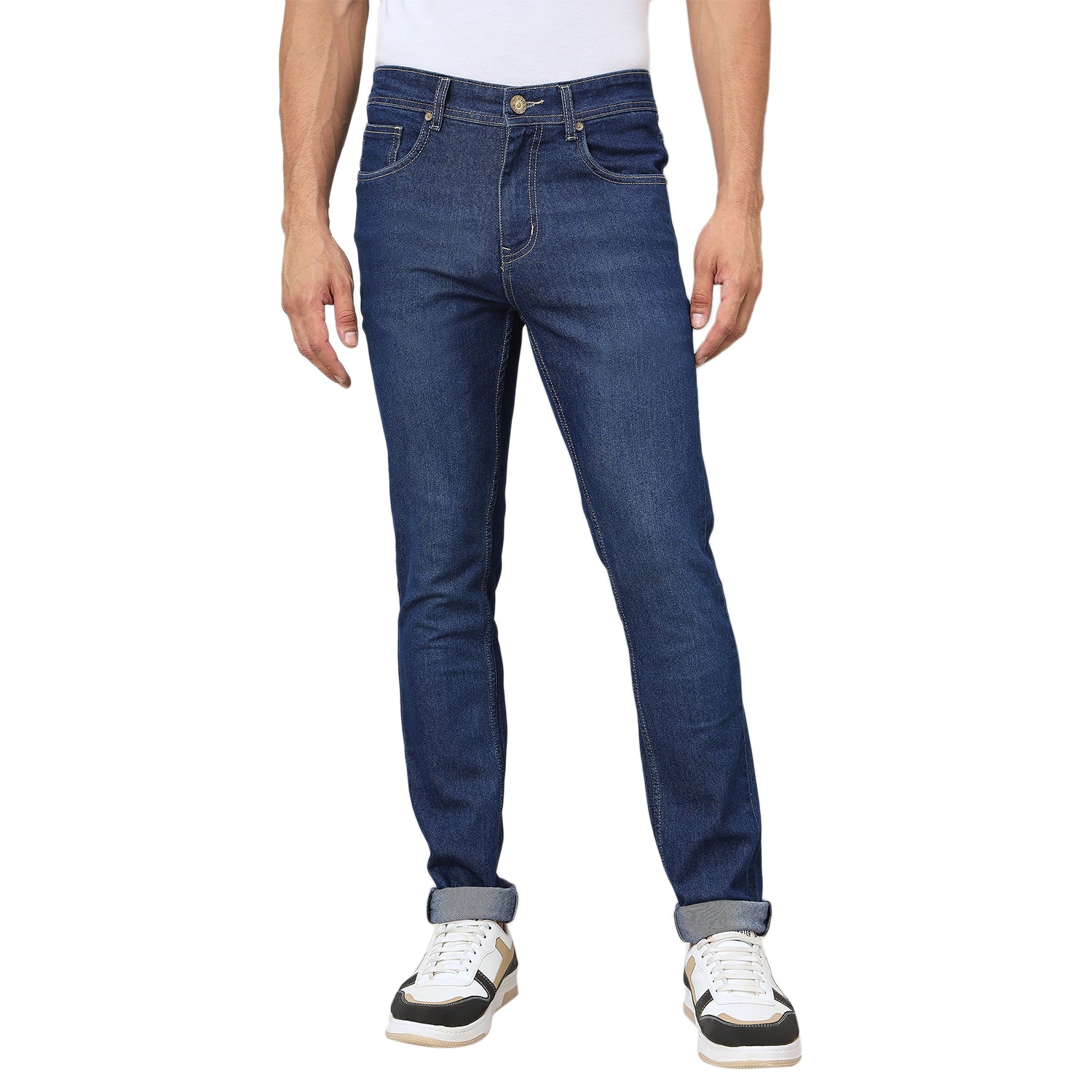 Duke Urban Men Mid-Rise Stretchable Jeans (OND5900N)
